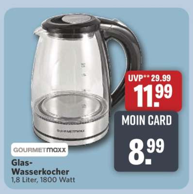 Glas-Wasserkocher