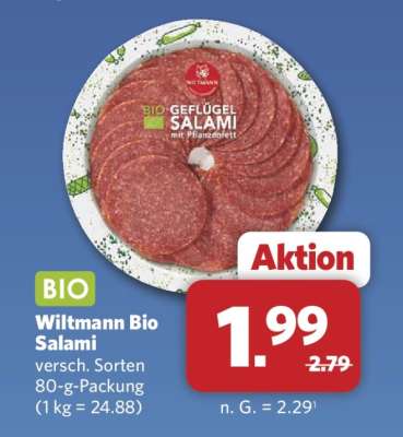 Wiltmann Bio Salami