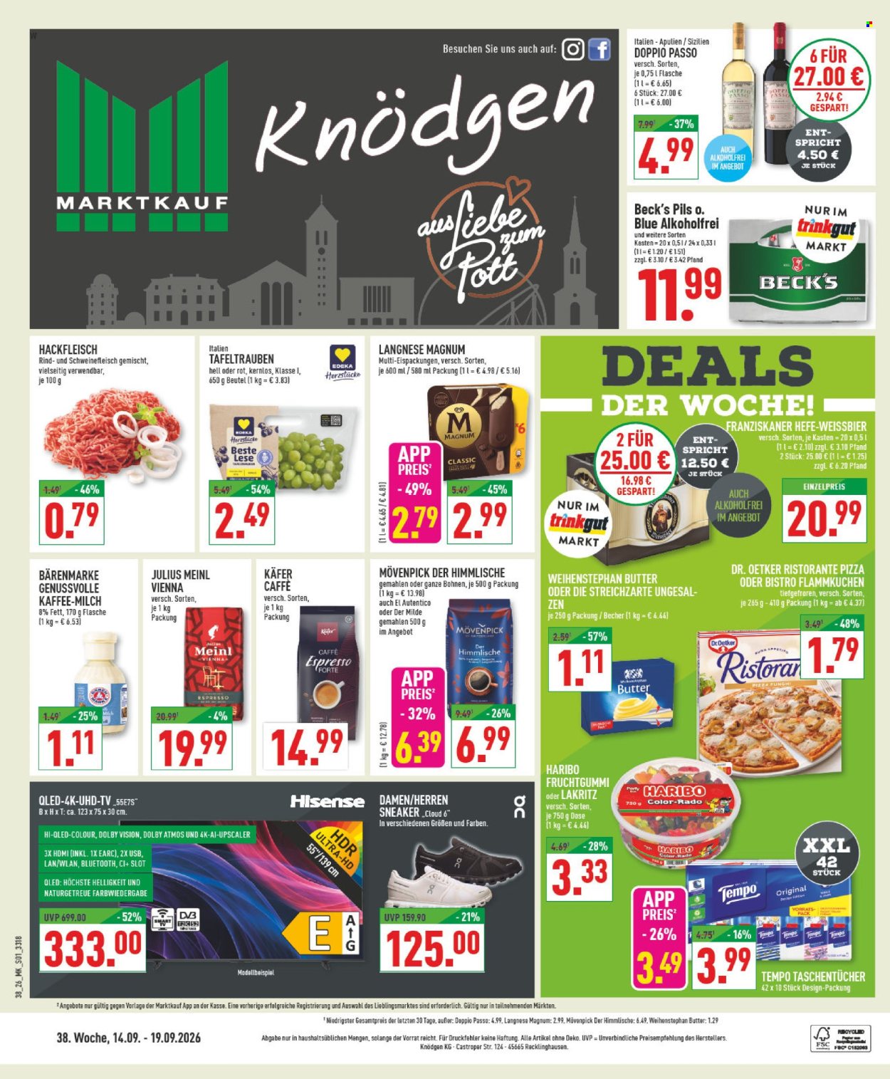 Marktkauf Prospekte  - 14.09.2026 - 19.09.2026. Seite 1