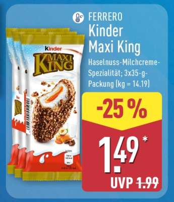 Kinder Maxi King