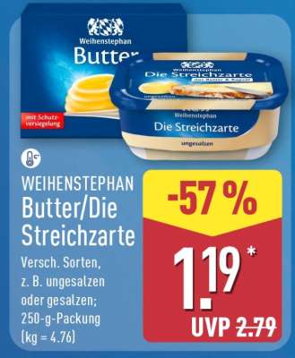 Weihenstephan Butter Die Streichzarte