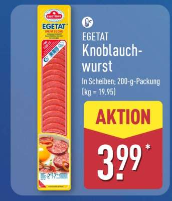 EGETAT Knoblauchwurst