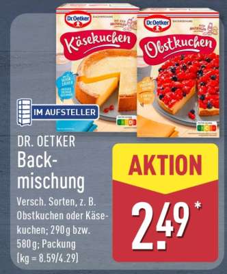 Dr. Oetker Backmischung*