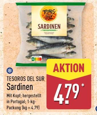 TESOROS DEL SUR Sardinen