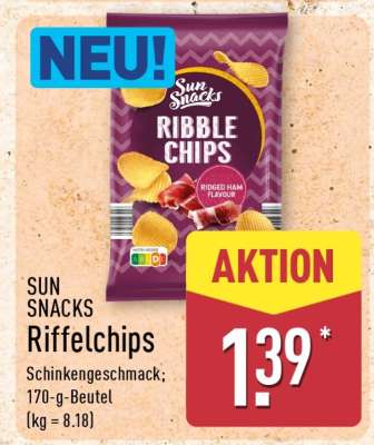 SUN SNACKS Riffelchips