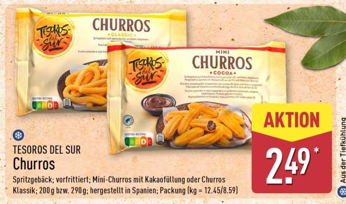 TESOROS DEL SUR Churros