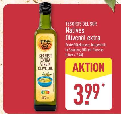 TESOROS DEL SUR Natives Olivenöl extra