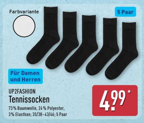 UP2FASHION Tennissocken