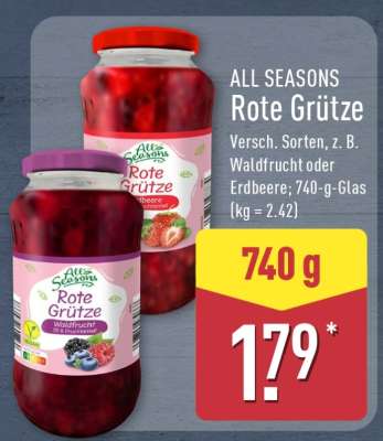 ALL SEASONS Rote Grütze