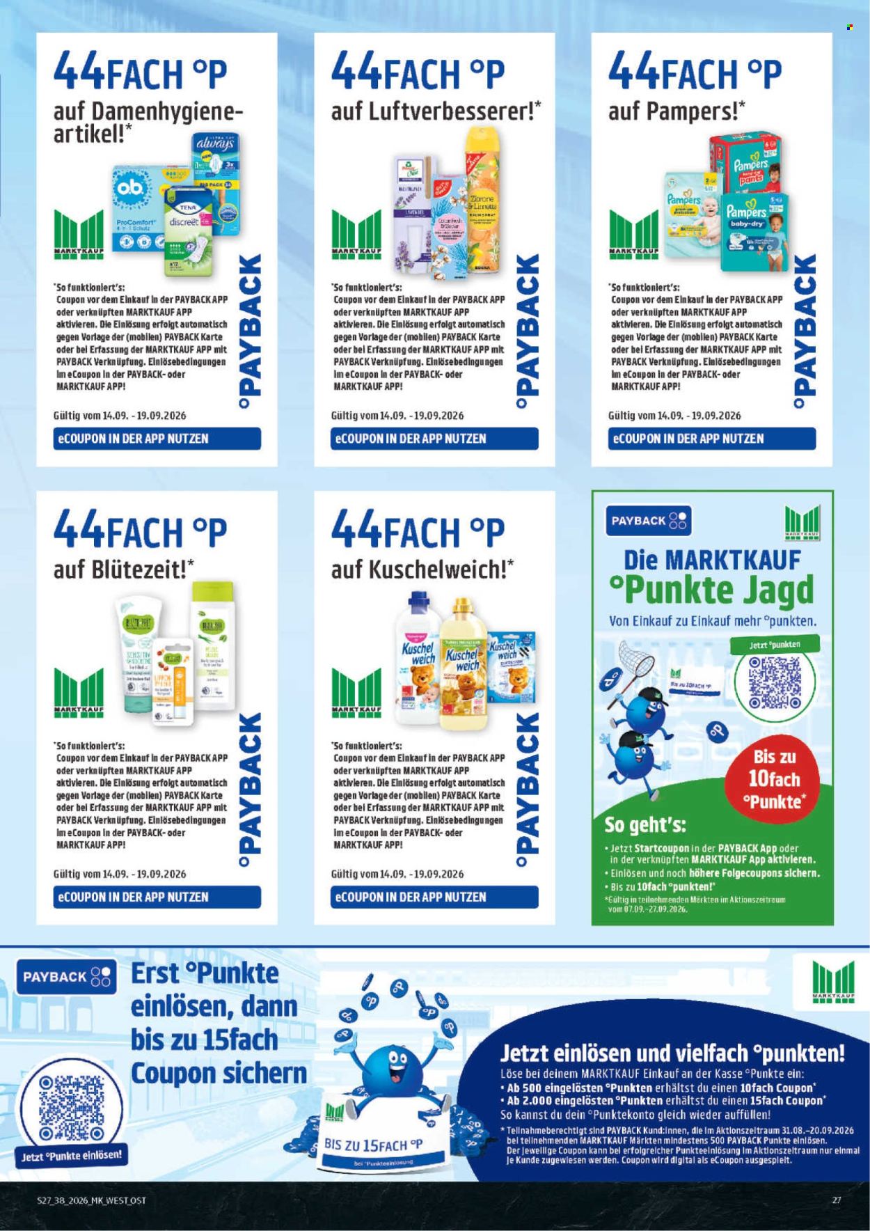 Marktkauf Prospekte  - 14.09.2026 - 19.09.2026. Seite 27