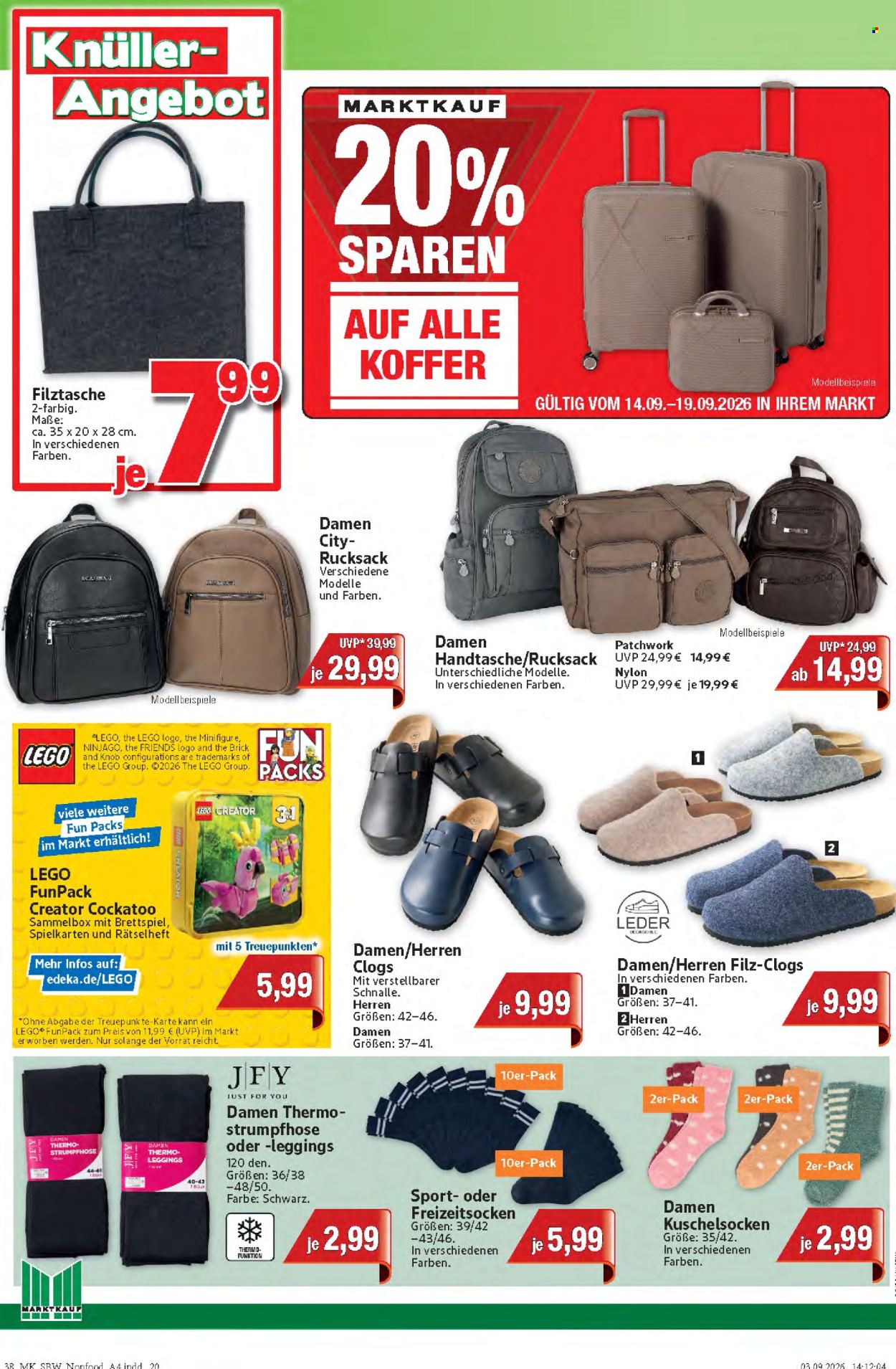 Marktkauf Prospekte  - 14.09.2026 - 19.09.2026. Seite 22