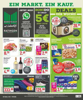 Prospekte Marktkauf - 14.09.2026 - 19.09.2026.