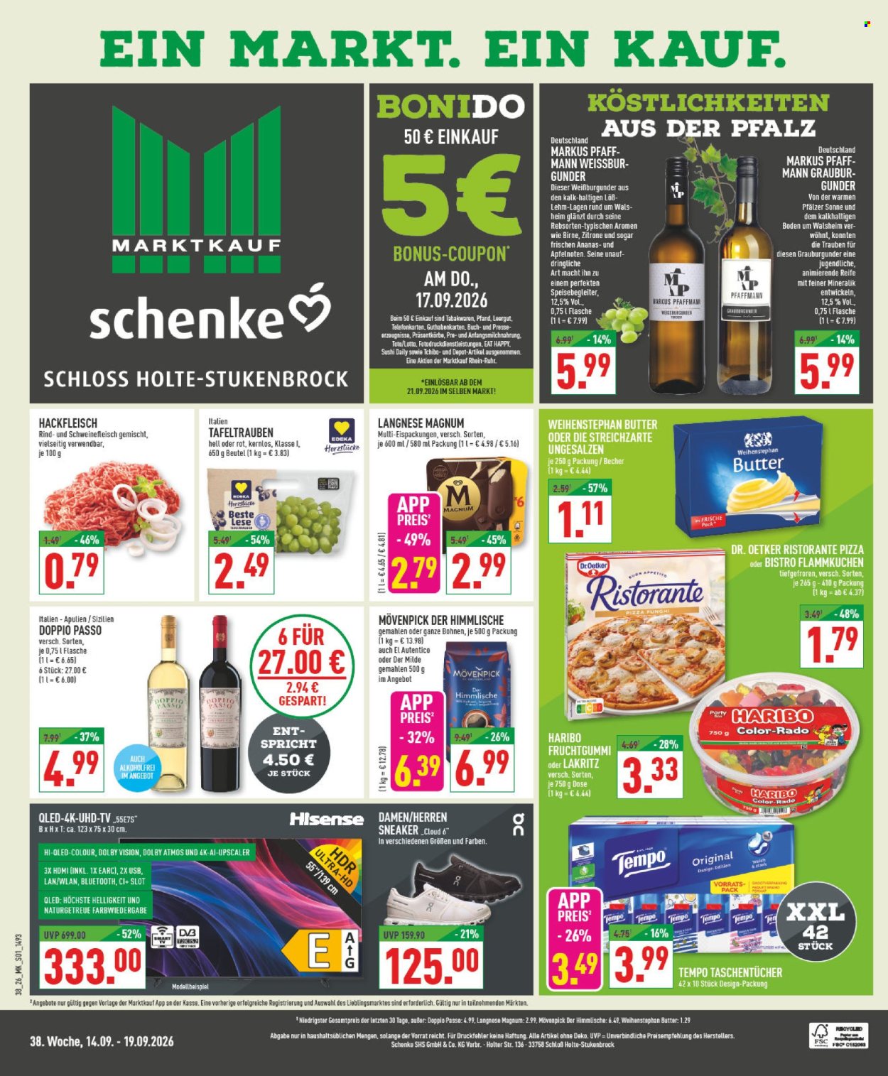 Marktkauf Prospekte  - 14.09.2026 - 19.09.2026. Seite 1