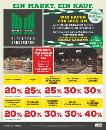 Prospekte Marktkauf - 14.09.2026 - 19.09.2026.