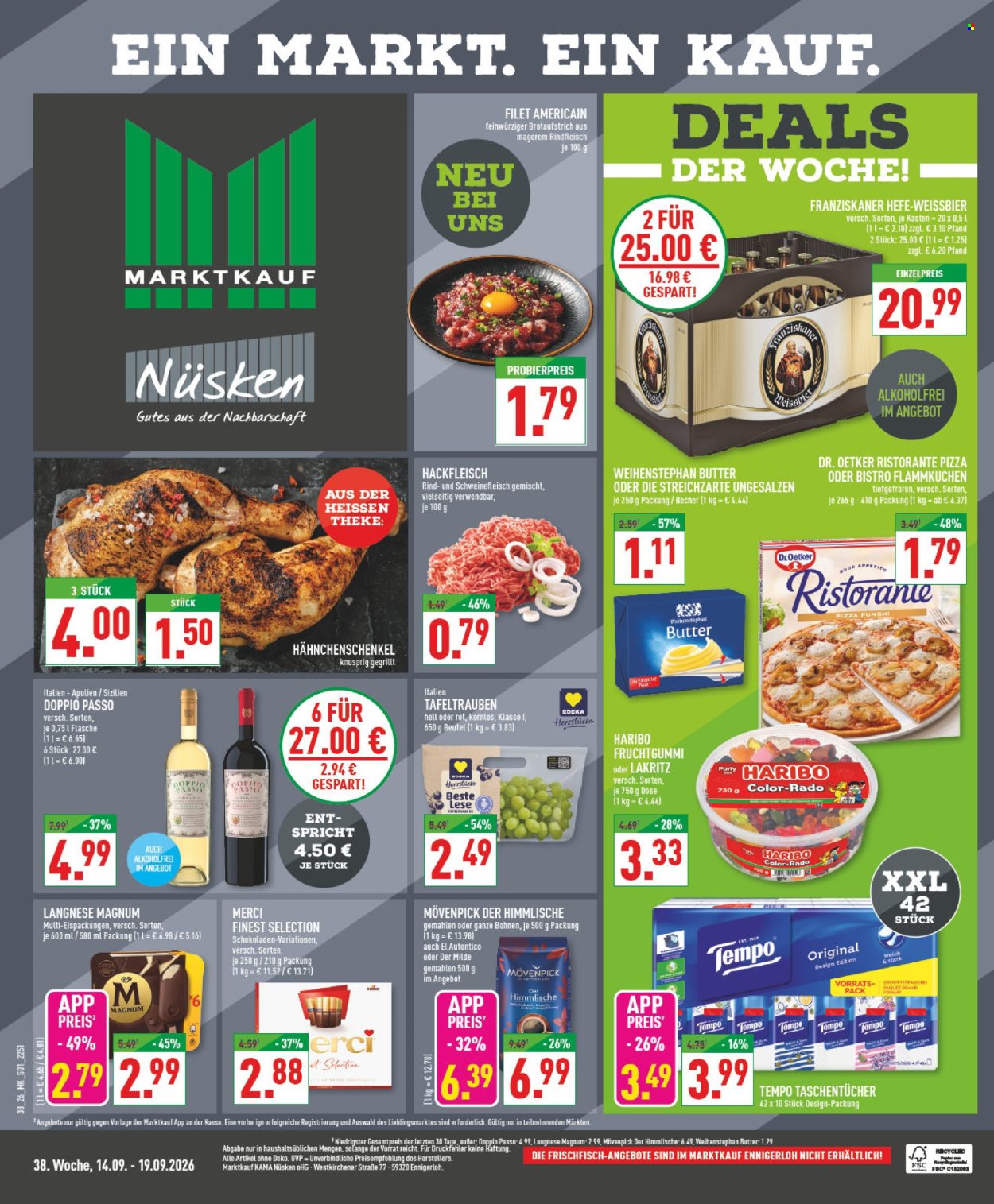 Marktkauf Prospekte  - 14.09.2026 - 19.09.2026. Seite 1