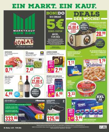 Prospekte Marktkauf - 14.09.2026 - 19.09.2026.