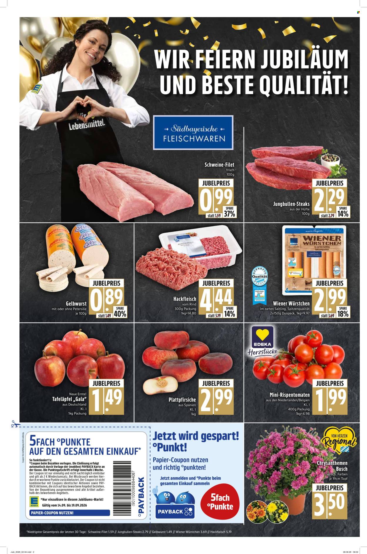 Edeka Prospekte  - 14.09.2026 - 19.09.2026. Seite 2