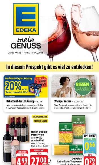 Prospekte Edeka - 14.09.2026 - 19.09.2026.