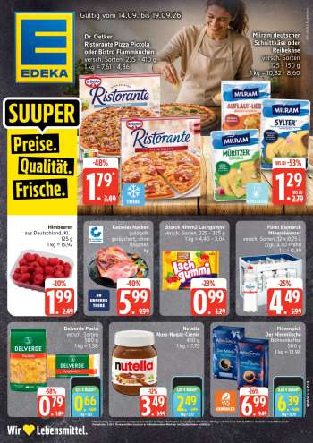 Prospekte Edeka - 14.09.2026 - 19.09.2026.