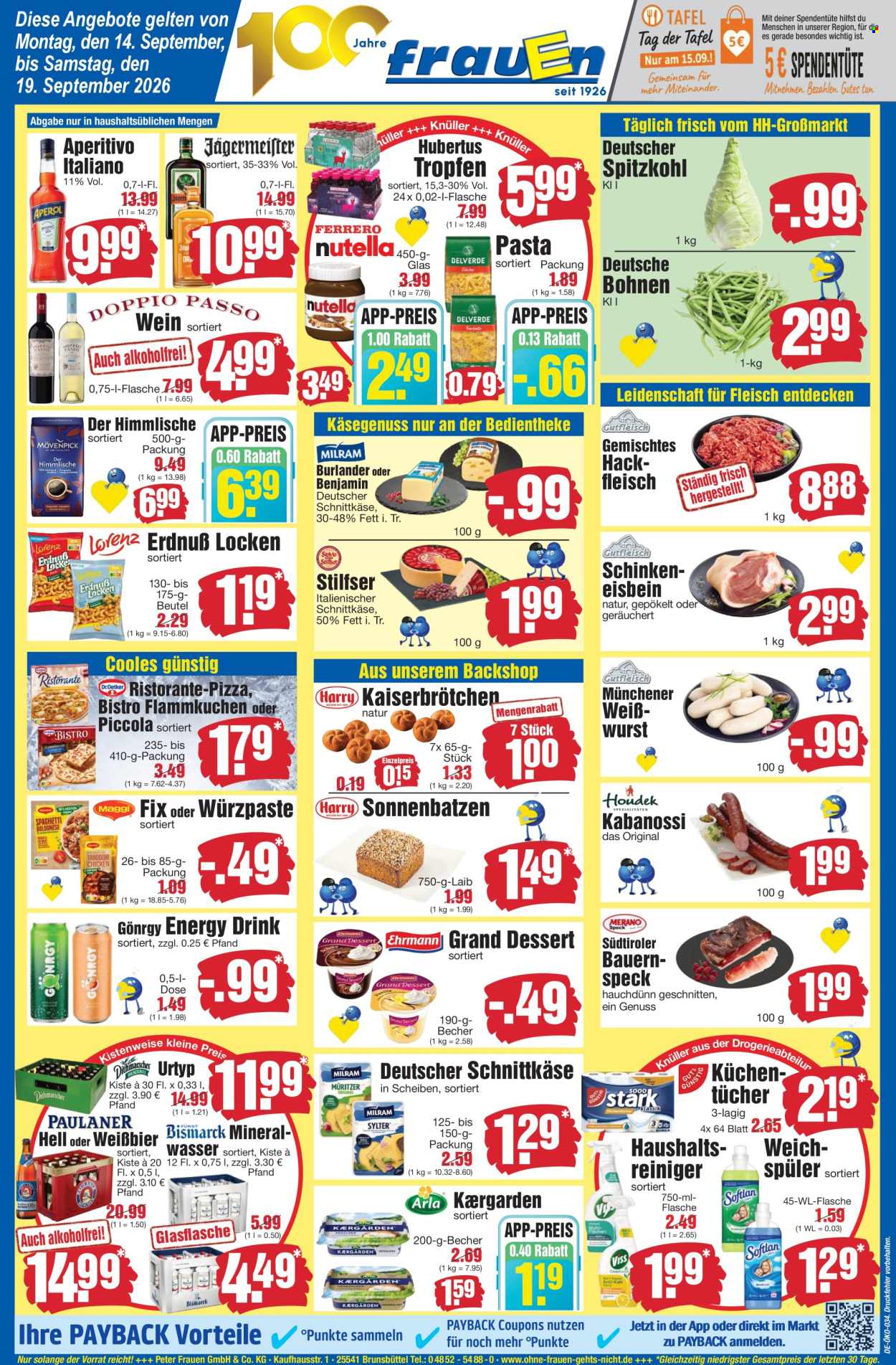 Edeka Prospekte  - 14.09.2026 - 19.09.2026. Seite 1