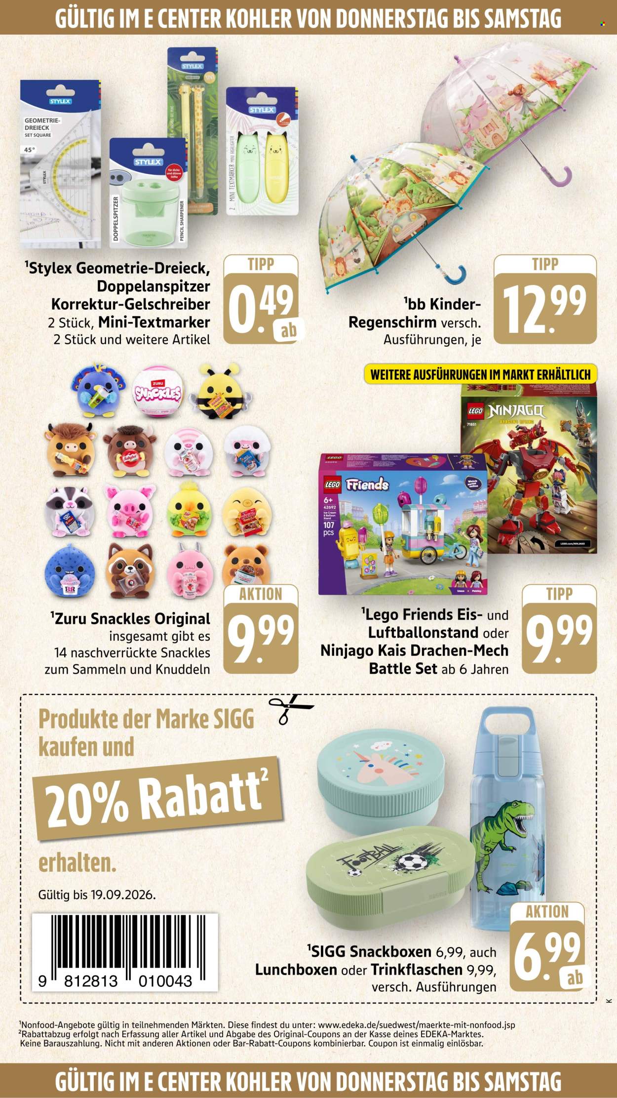 Edeka Prospekte  - 14.09.2026 - 19.09.2026. Seite 63