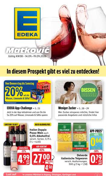 Prospekte Edeka - 14.09.2026 - 19.09.2026.