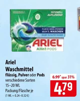 Ariel Waschmittel*