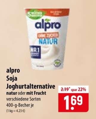ALPRO Soja-Joghurtalternative