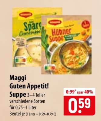Maggi Guten Appetit Suppe
