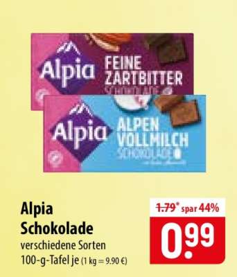 Alpia Schokolade