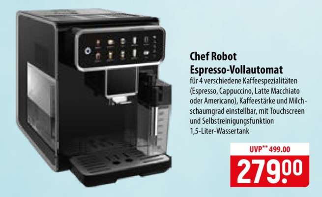 Chef Robot Espresso-Vollautomat