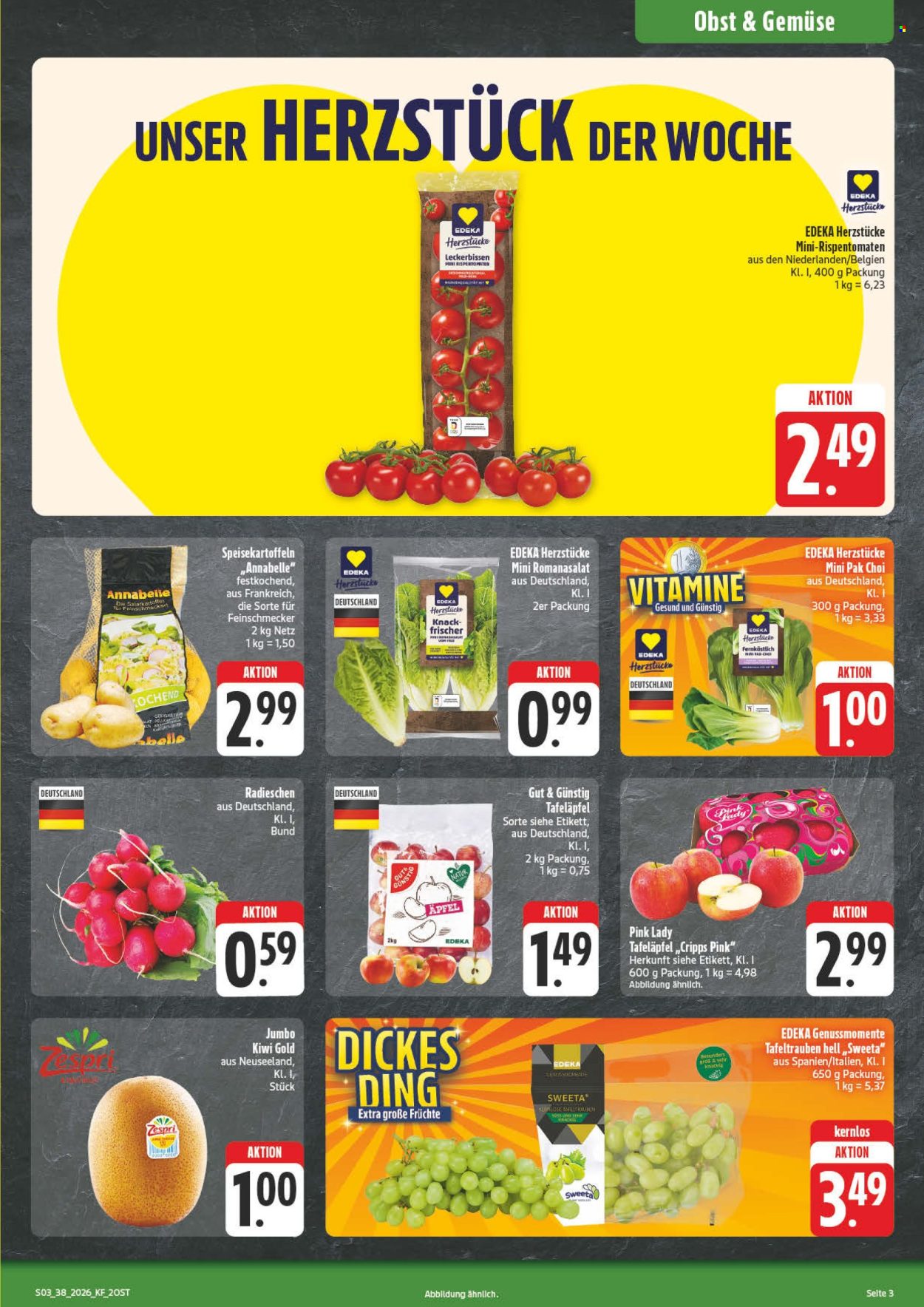 Edeka Prospekte  - 14.09.2026 - 19.09.2026. Seite 3