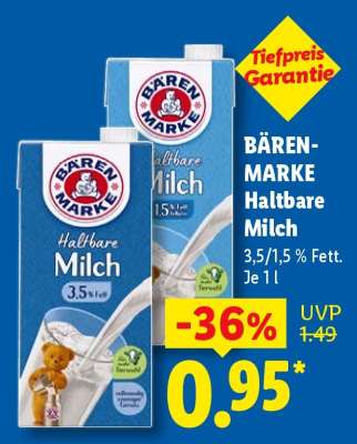 BÄREN-MARKE Haltbare Milch