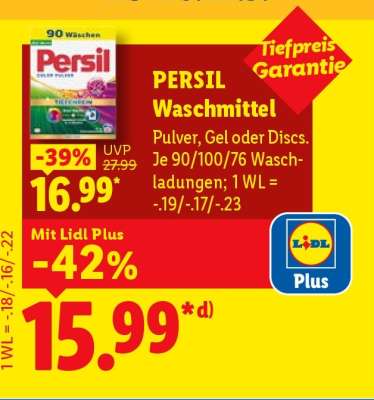 PERSIL Waschmittel