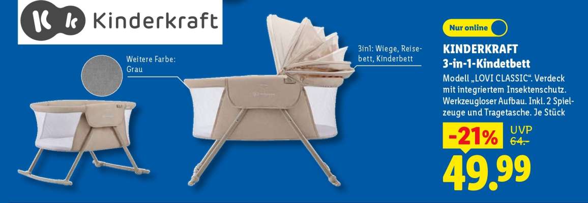 KINDERKRAFT 3-in-1-Kinderbett