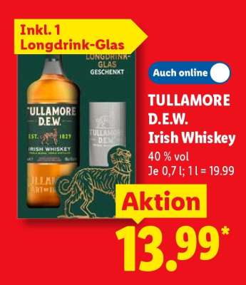 TULLAMORE D.E.W. Irish Whiskey