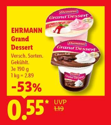 Ehrmann Grand Dessert