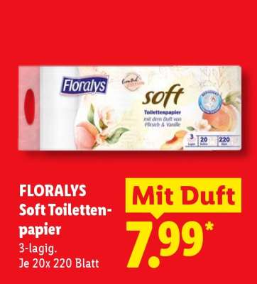 FLORALYS Soft Toilettenpapier