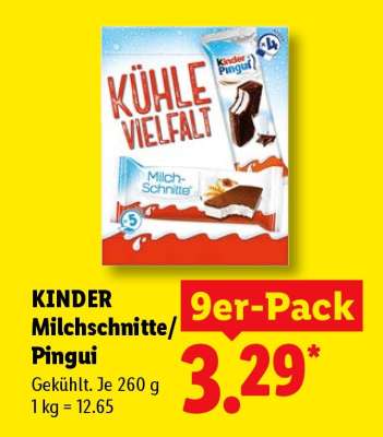 Kinder Milchschnitte/ Pingui