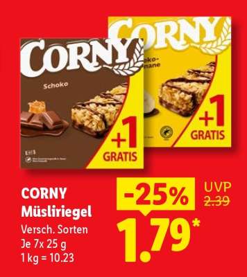 CORNY Müsliriegel