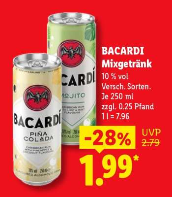 BACARDÍ Mixgetränk