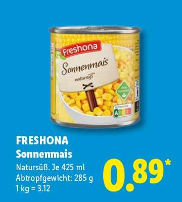 Freshona Sonnenmais