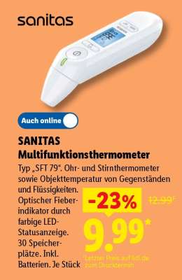 SANITAS Multifunktionsthermometer