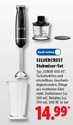 SILVERCREST Stabmixer-Set