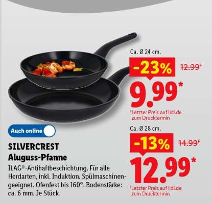 SILVERCREST Aluguss-Pfanne