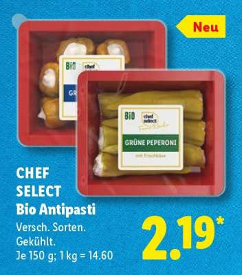 CHEF SELECT Bio Antipasti