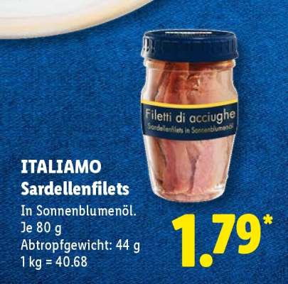 Italiamo Sardellenfilets