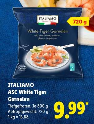 Italiamo ASC White Tiger Garnelen