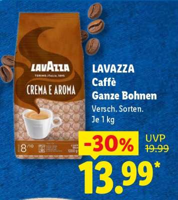 Lavazza Caffè Ganze Bohnen