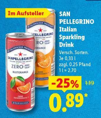 SAN PELLEGRINO Italian Sparkling Drink